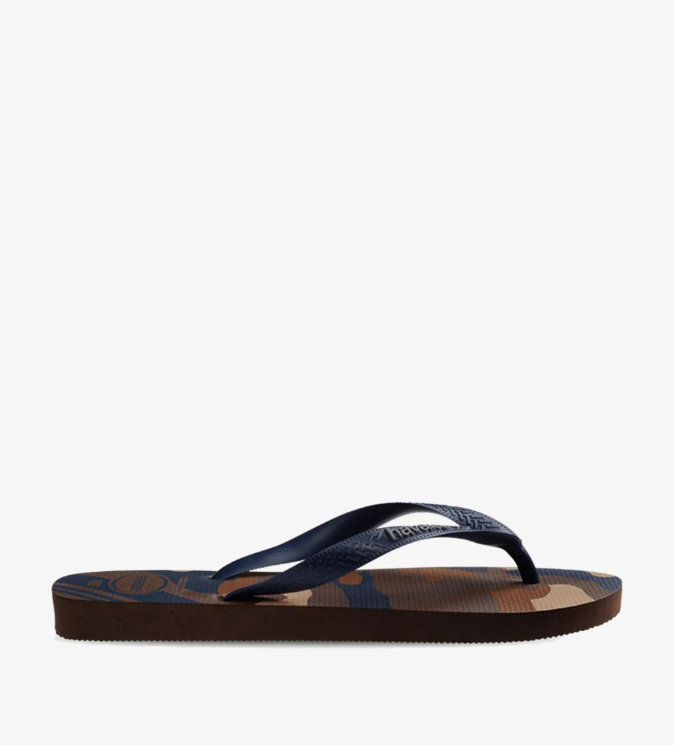 Havaianas Kamuflaj Erkek Kahverengi Terlik - Görsel 1