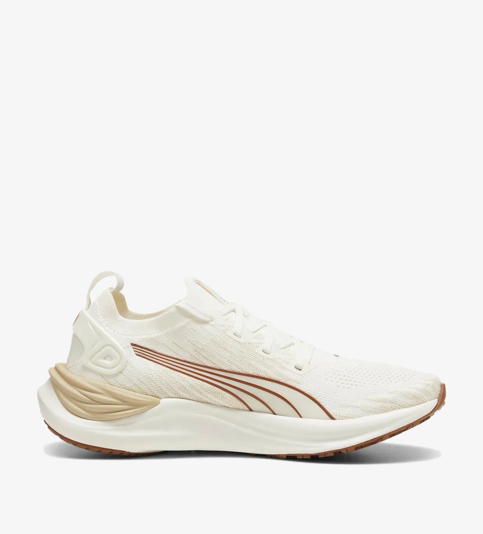Puma Puma Electrify Nitro  3 Knit Wn Kadın Krem Koşu Ayakkabısı model görseli