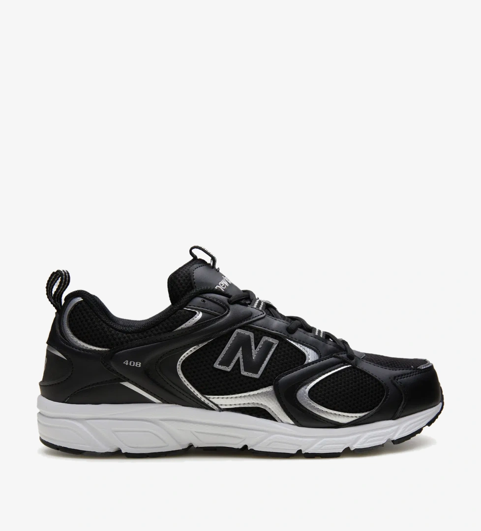 New Balance 408 Unisex Siyah Spor Ayakkabı - Görsel 1