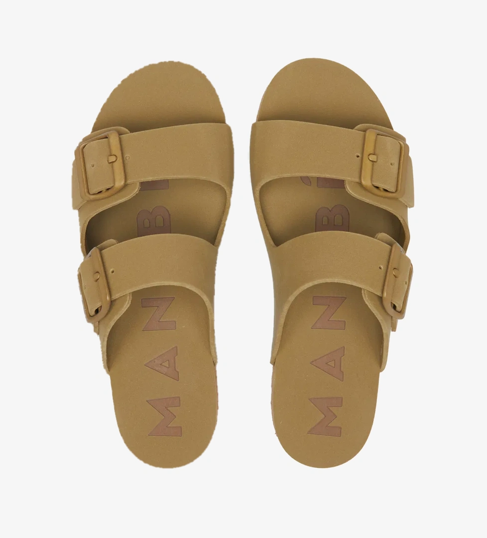 Manebi Manebi Honolulu Nordic Kadın Haki Terlik model görseli