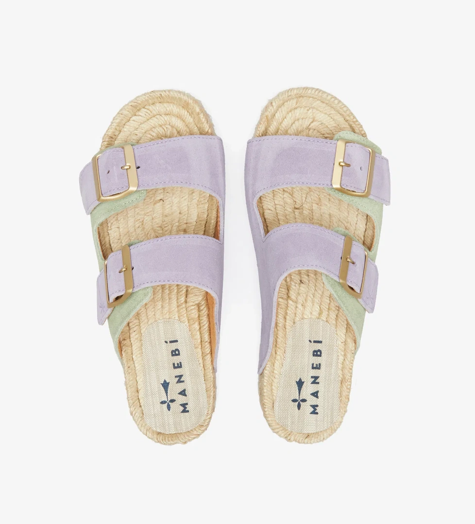 Manebi Venice Nordic Kadın Mor Terlik