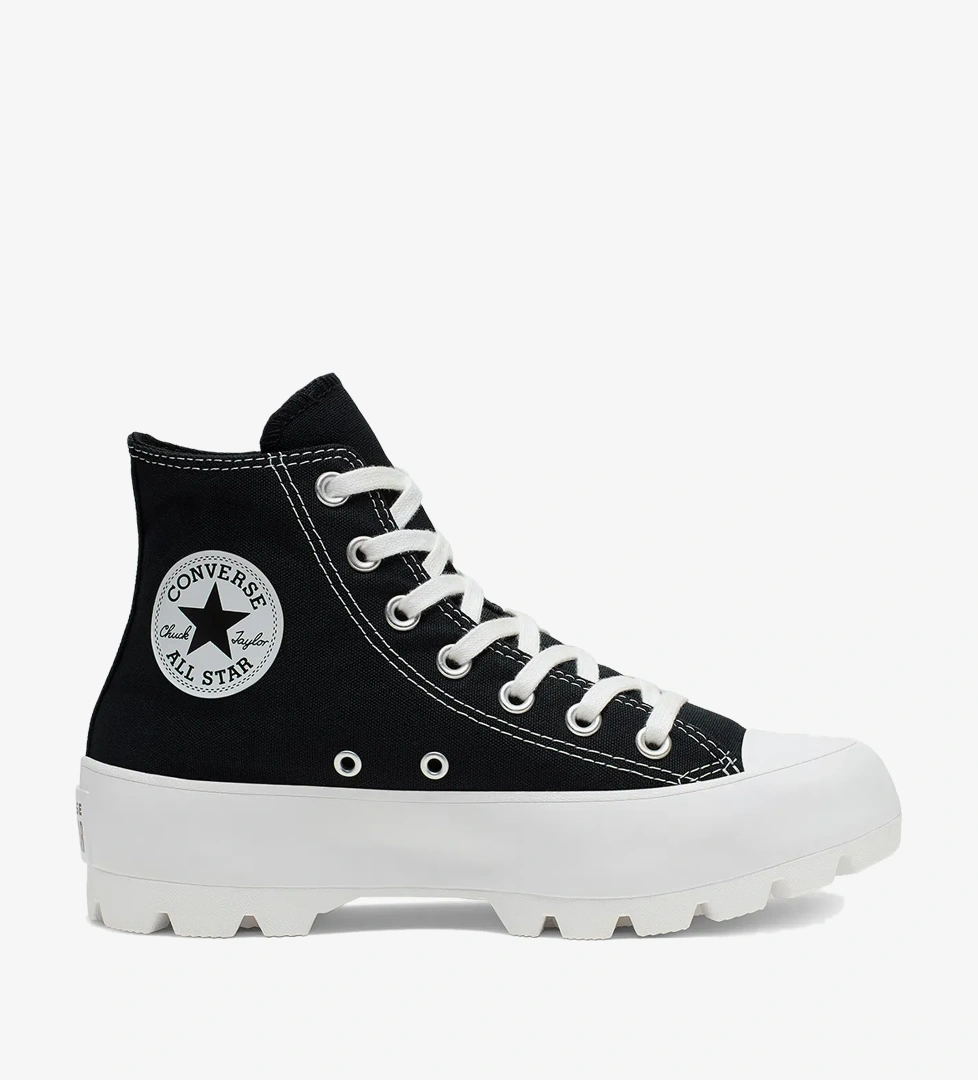 Converse Converse Chuck Taylor All Star Lugged Unisex Hi Kadın Platform Siyah Sneaker model görseli