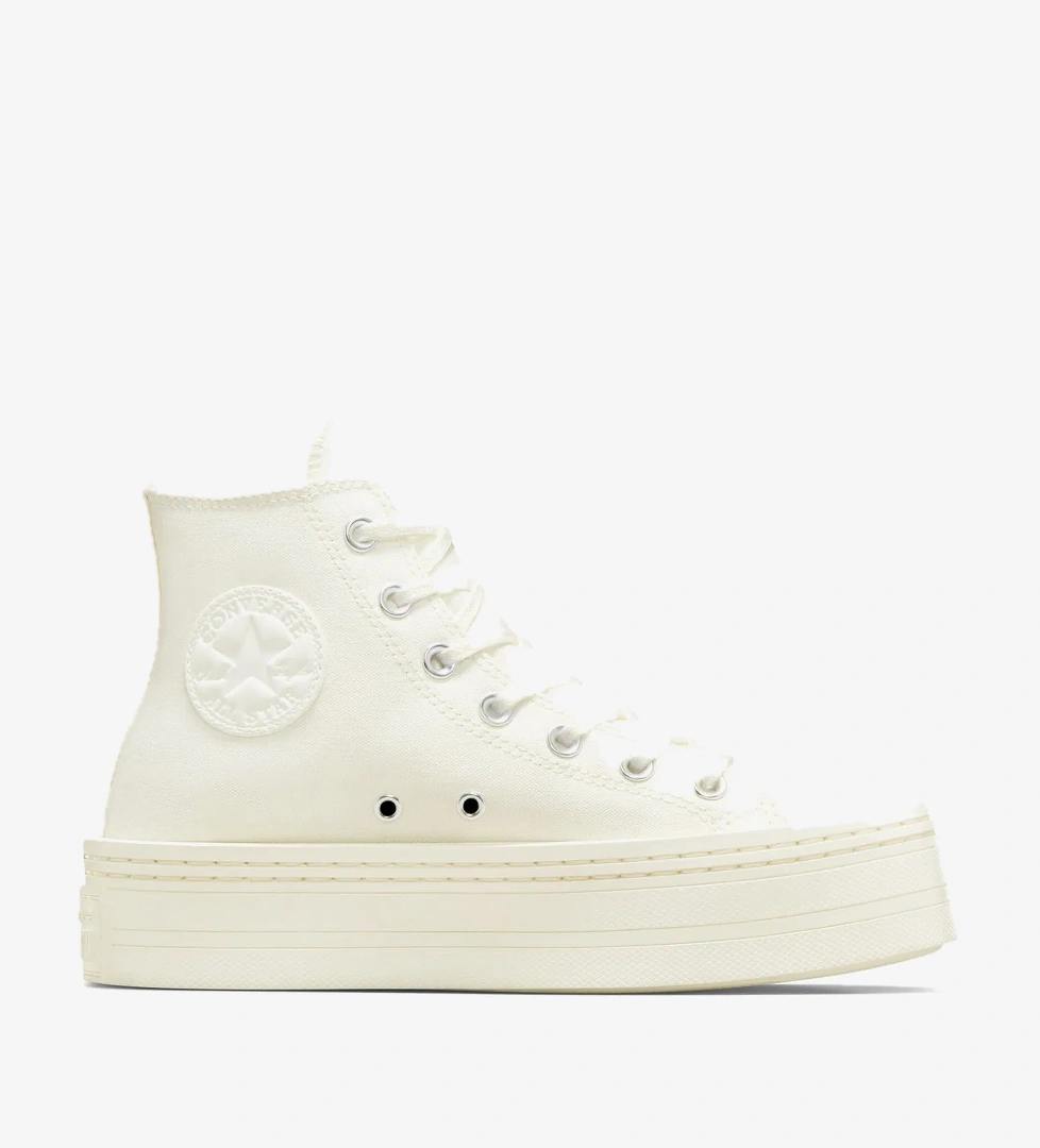 Converse Chuck Taylor All Star Modern Lift Unisex Krem Platform Sneaker