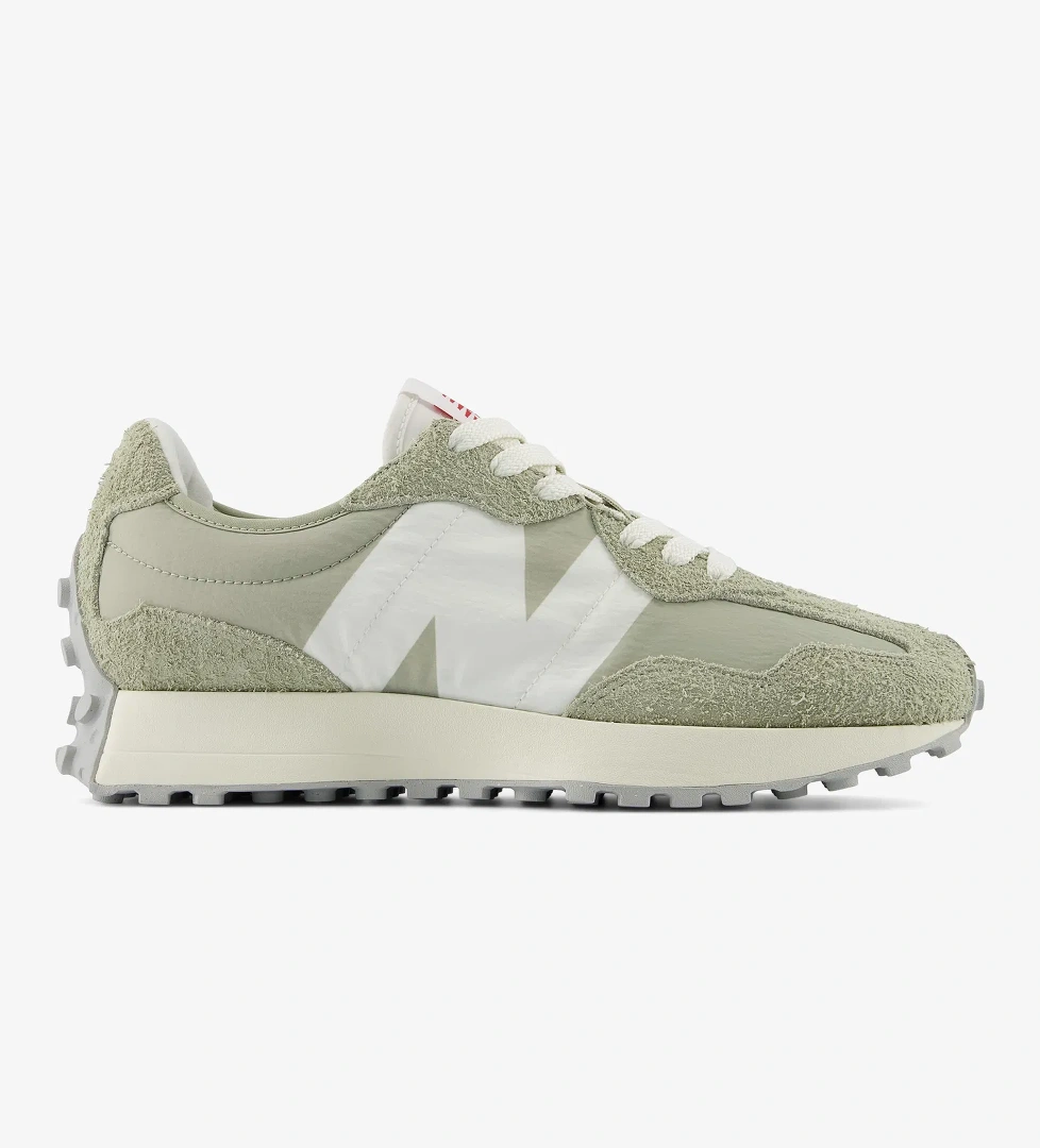 New Balance 327 Unisex Yeşil Spor Ayakkabı - Görsel 1