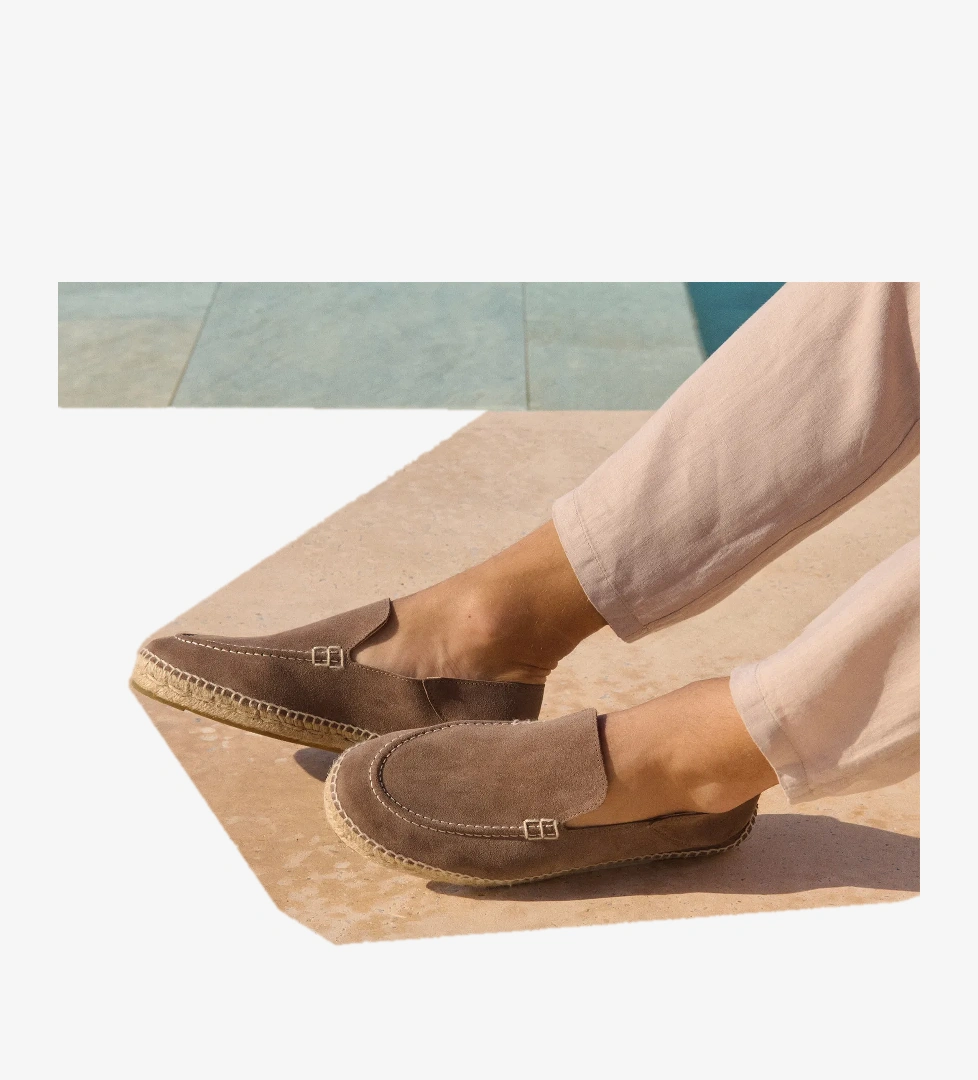 Manebi Traveler Erkek Kahverengi Espadril - Görsel 1