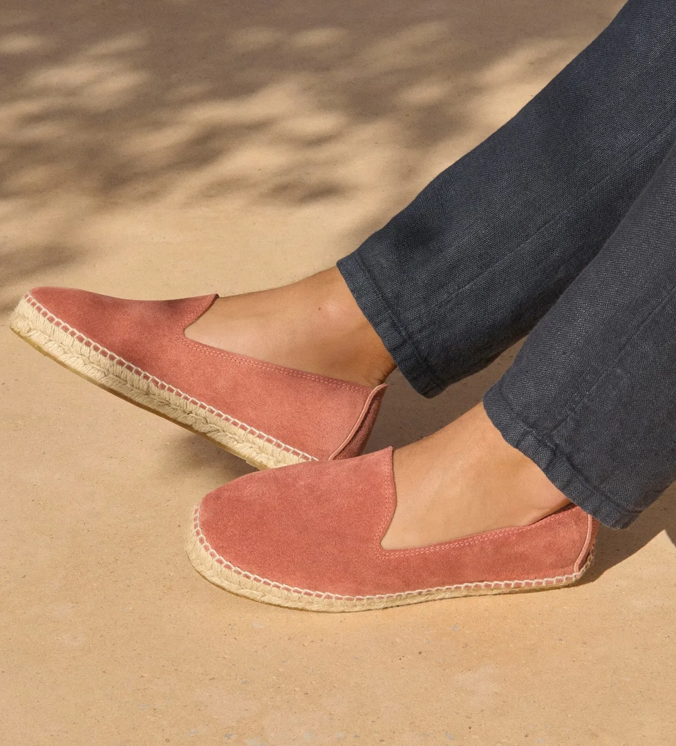 Manebi Manebi Hamptons Flat Erkek Pembe Espadril model görseli