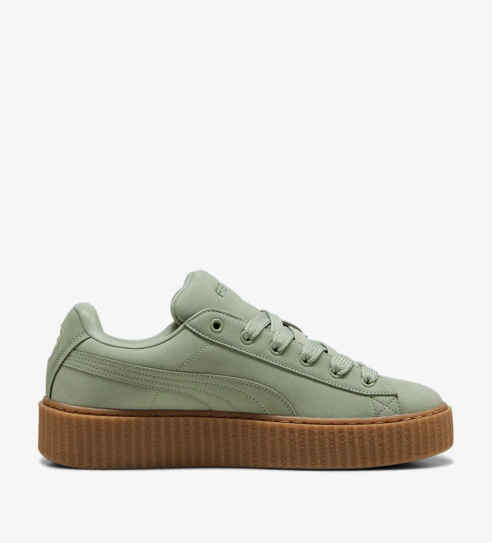 Puma Puma Creeper Phatty Nubuck Unisex Yeşil Spor Ayakkabı model görseli