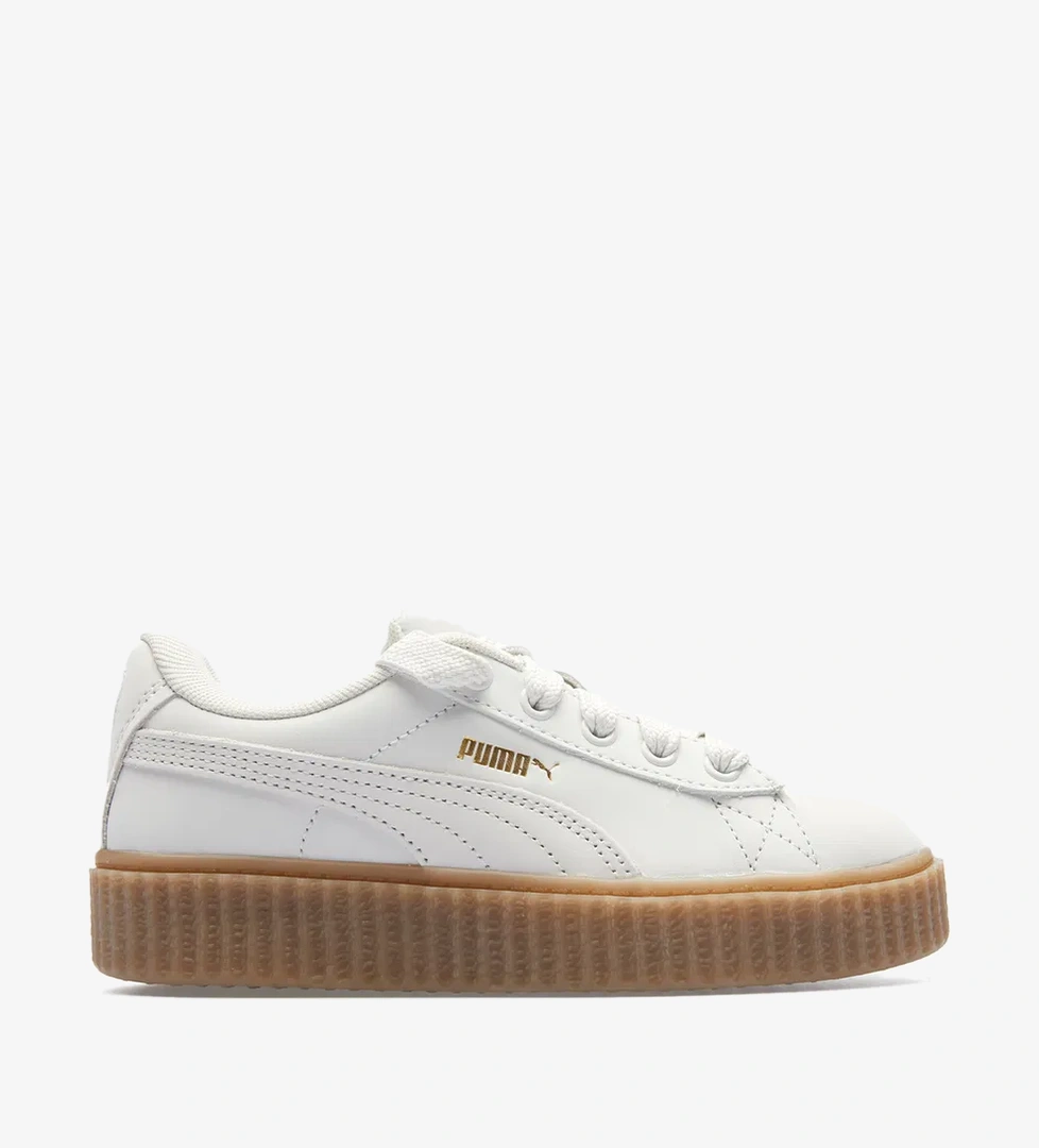 Puma Creeper Phatty Nubuck Çocuk Beyaz Spor Ayakkabı - Görsel 1