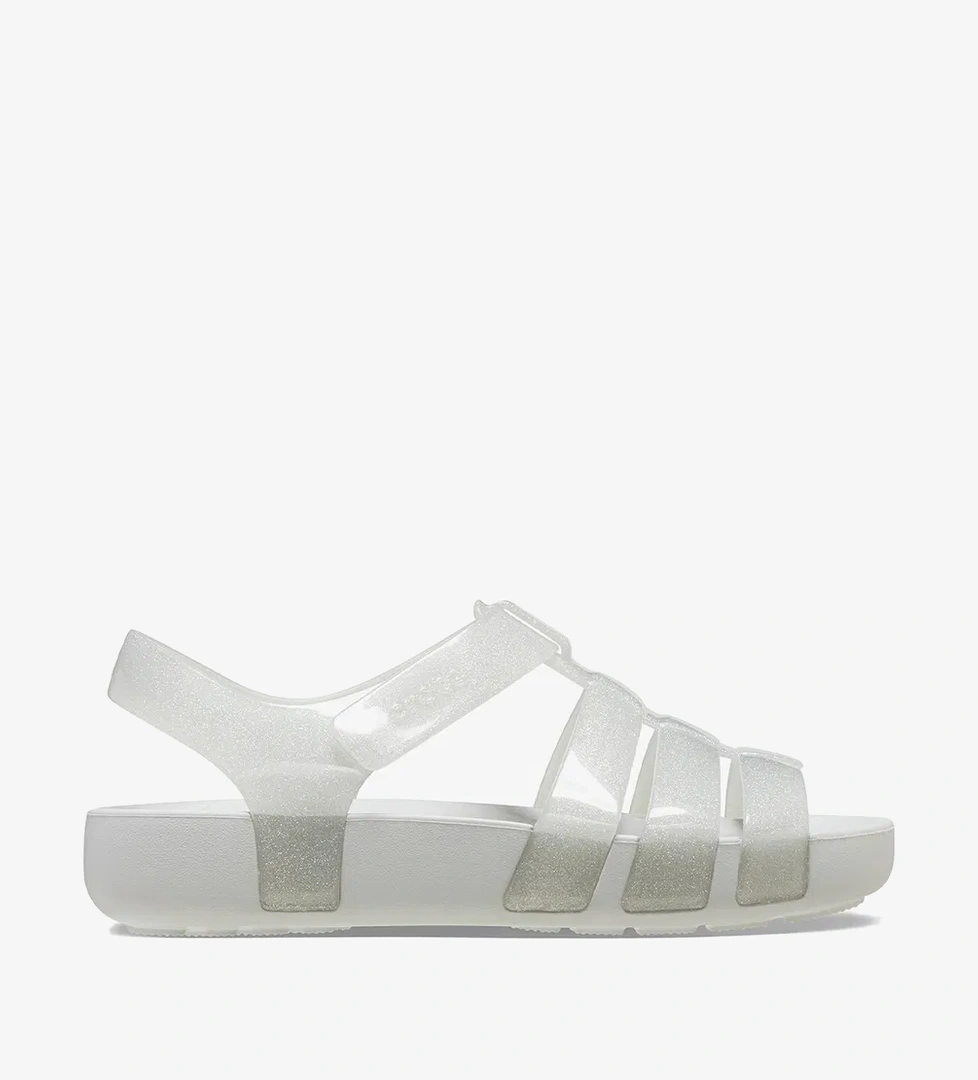 Crocs Isabella Glitter K Çocuk Gri Sandalet - Görsel 1