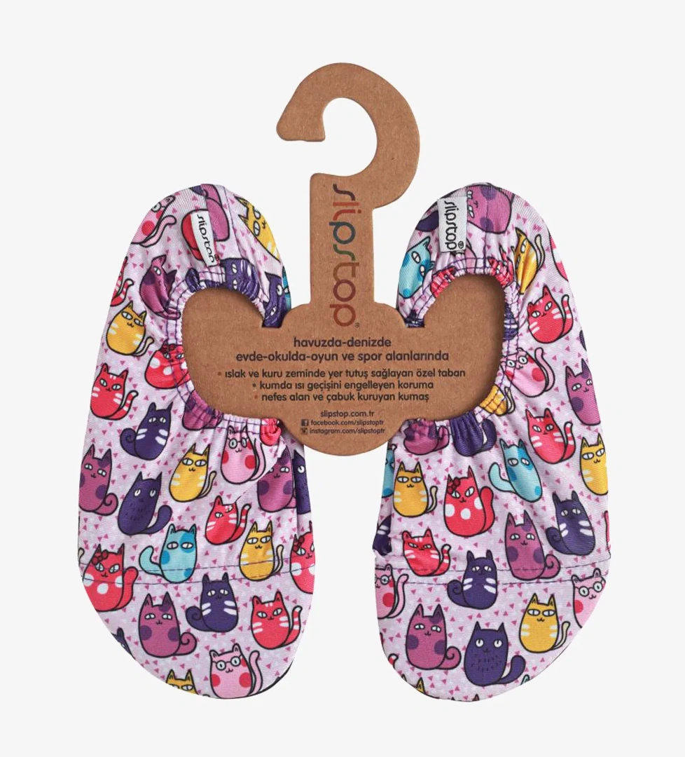 Slipstop Slipstop Cup Cats Bebek Renkli Havuz Ayakkabısı model görseli