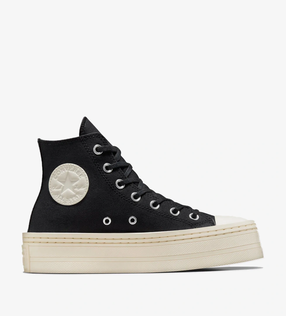 Converse Chuck Taylor All Star Modern Lift Unisex Siyah Platform Sneaker