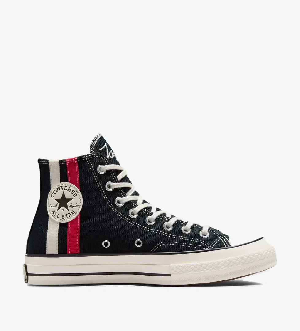 Converse Chuck 70 Archival Stripes Unisex Siyah Sneaker - Görsel 1
