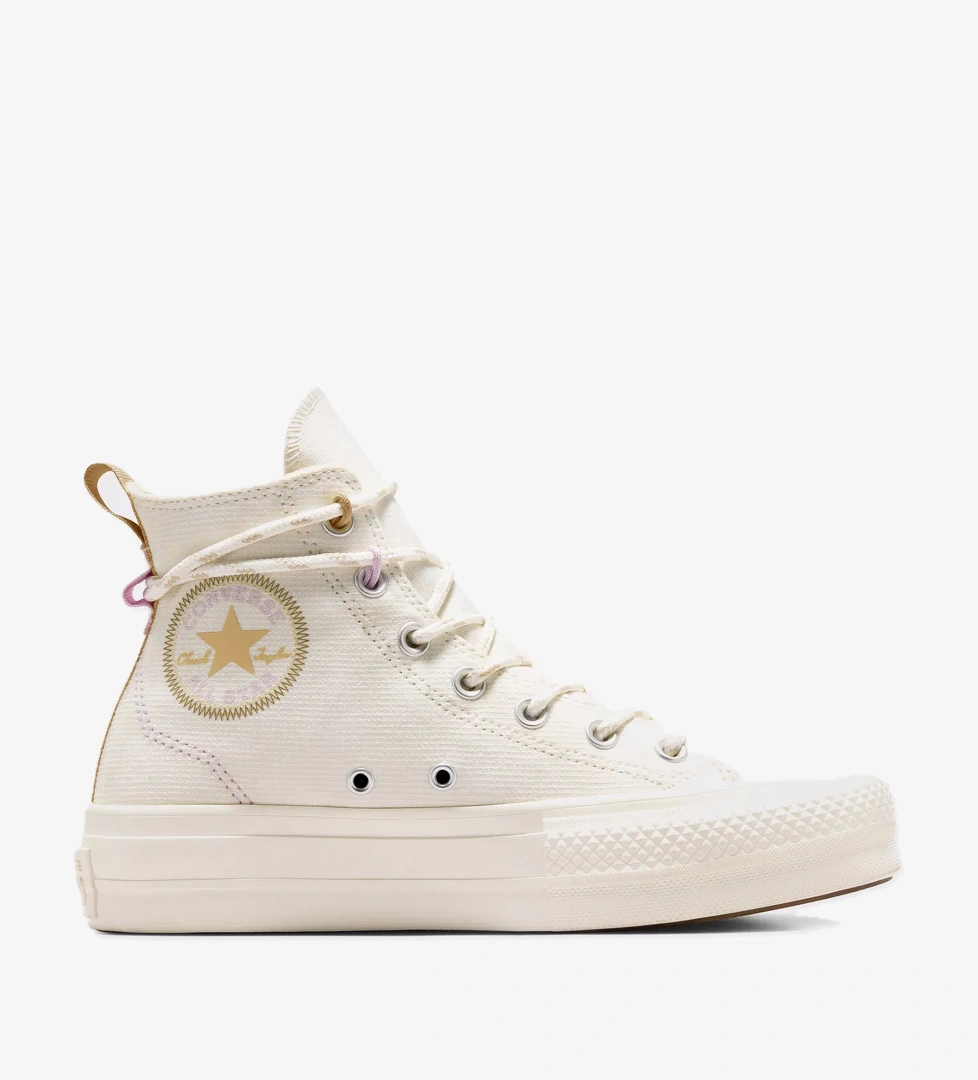 Converse Converse Chuck Taylor All Star Lift Kadın Bej Platform Sneaker model görseli