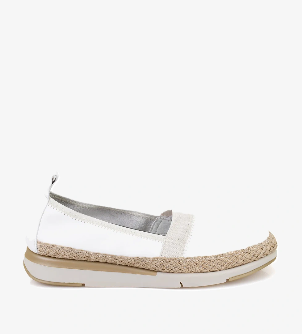 Kadın Beyaz DesaComfort Deri Günlük Ayakkabı