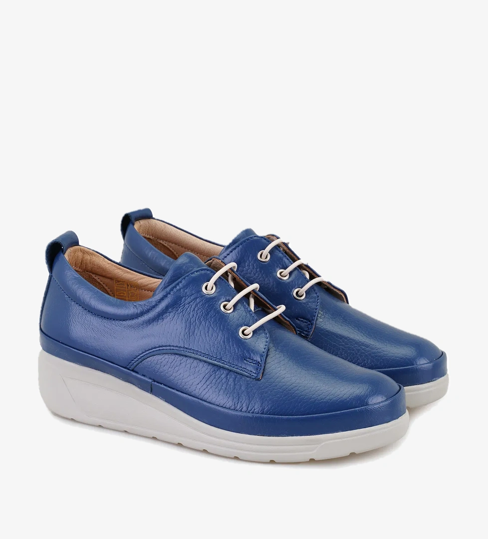 Kadın Lacivert DesaComfort Deri Günlük Ayakkabı