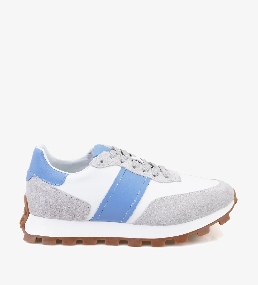 Desa Joshua Gri Bej Erkek Süet Deri Spor Ayakkabı model görseli