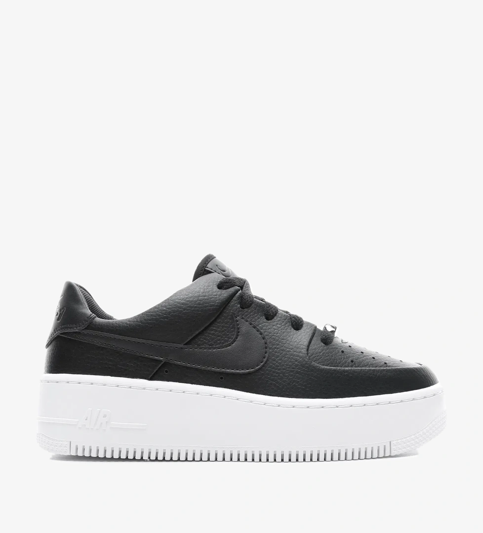 Nike Air Force 1 Sage Low Kadın Siyah Spor Ayakkabı - Görsel 1