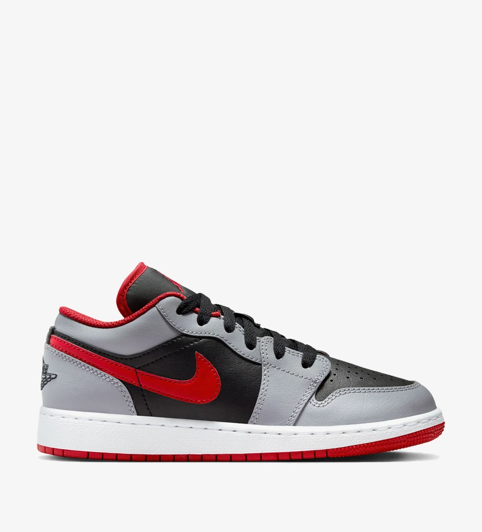 Jordan Air 1 Low Genç Çocuk Gri Spor Ayakkabı - Görsel 1