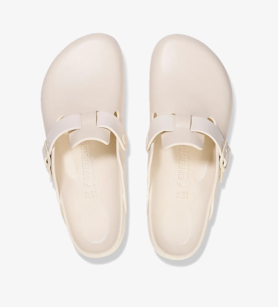 Birkenstock Boston Eva Erkek Krem Terlik - Görsel 1