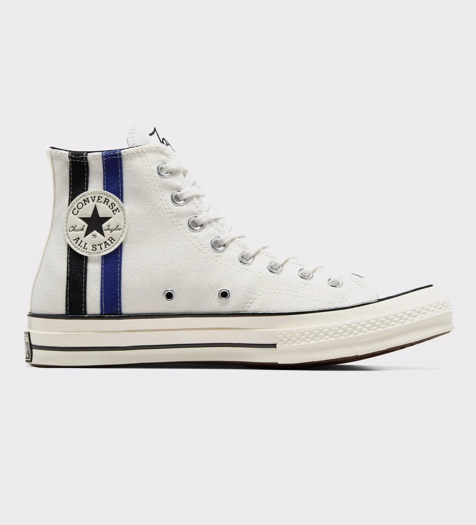 Converse Chuck 70 Archival Stripes Unisex Beyaz Sneaker - Görsel 1