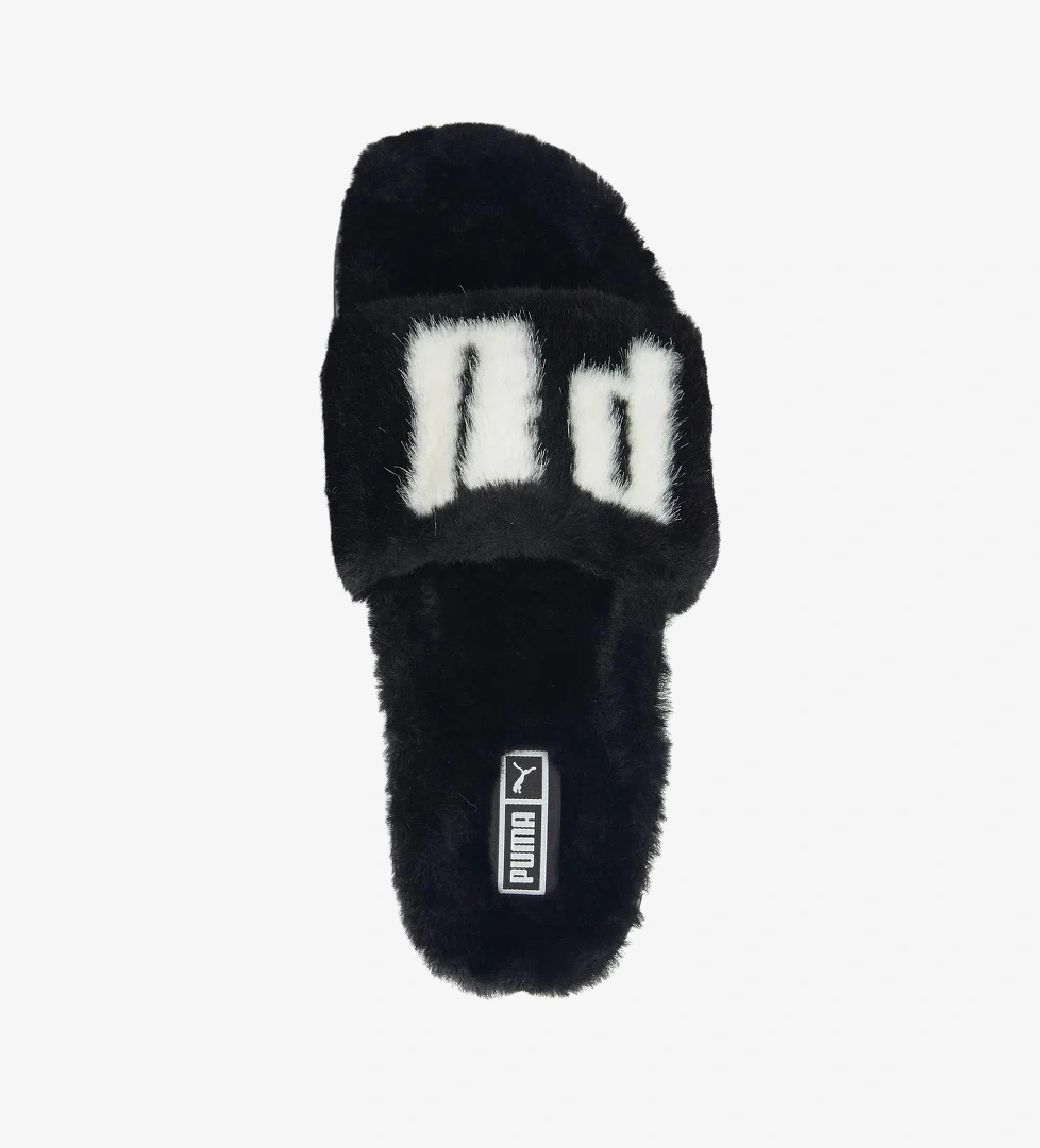 Puma Puma Leadcat 2.0 Fuzz Wns Kadın Siyah Terlik Sandalet & Terlik | FashFed Siyah - 1. görsel