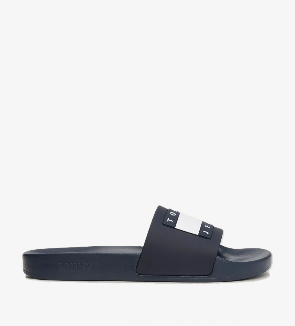 Tommy Jeans Tommy Jeans Jeans Pool Slide Erkek Lacivert Terlik Sandalet & Terlik | FashFed Lacivert - 1. görsel