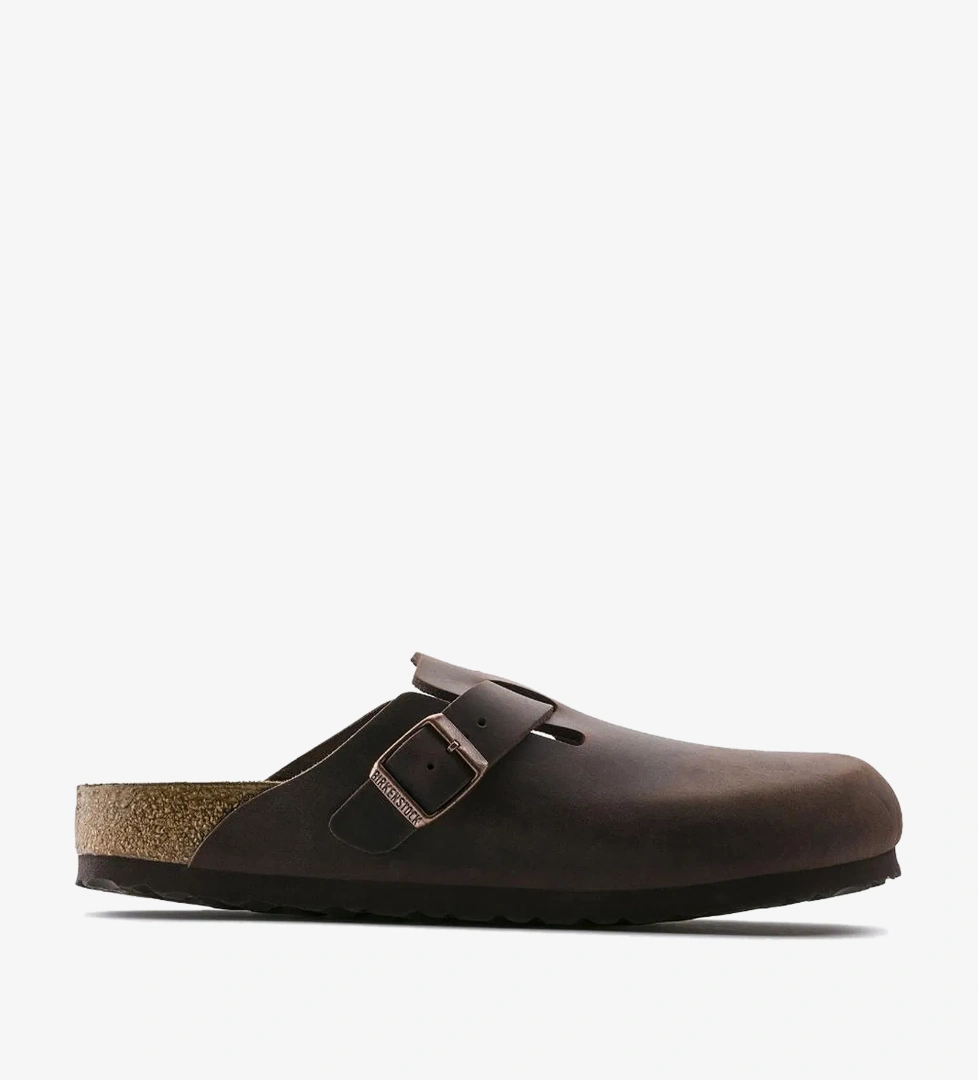 Birkenstock Boston Leoi Unisex Kahverengi Terlik - Görsel 1