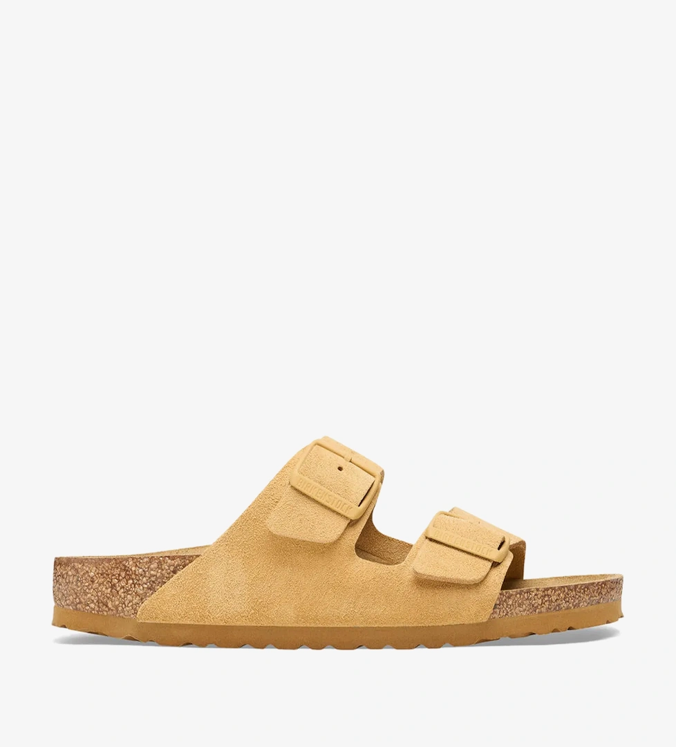 Birkenstock Arizona Vl Kadın Krem Rengi Terlik - Görsel 1