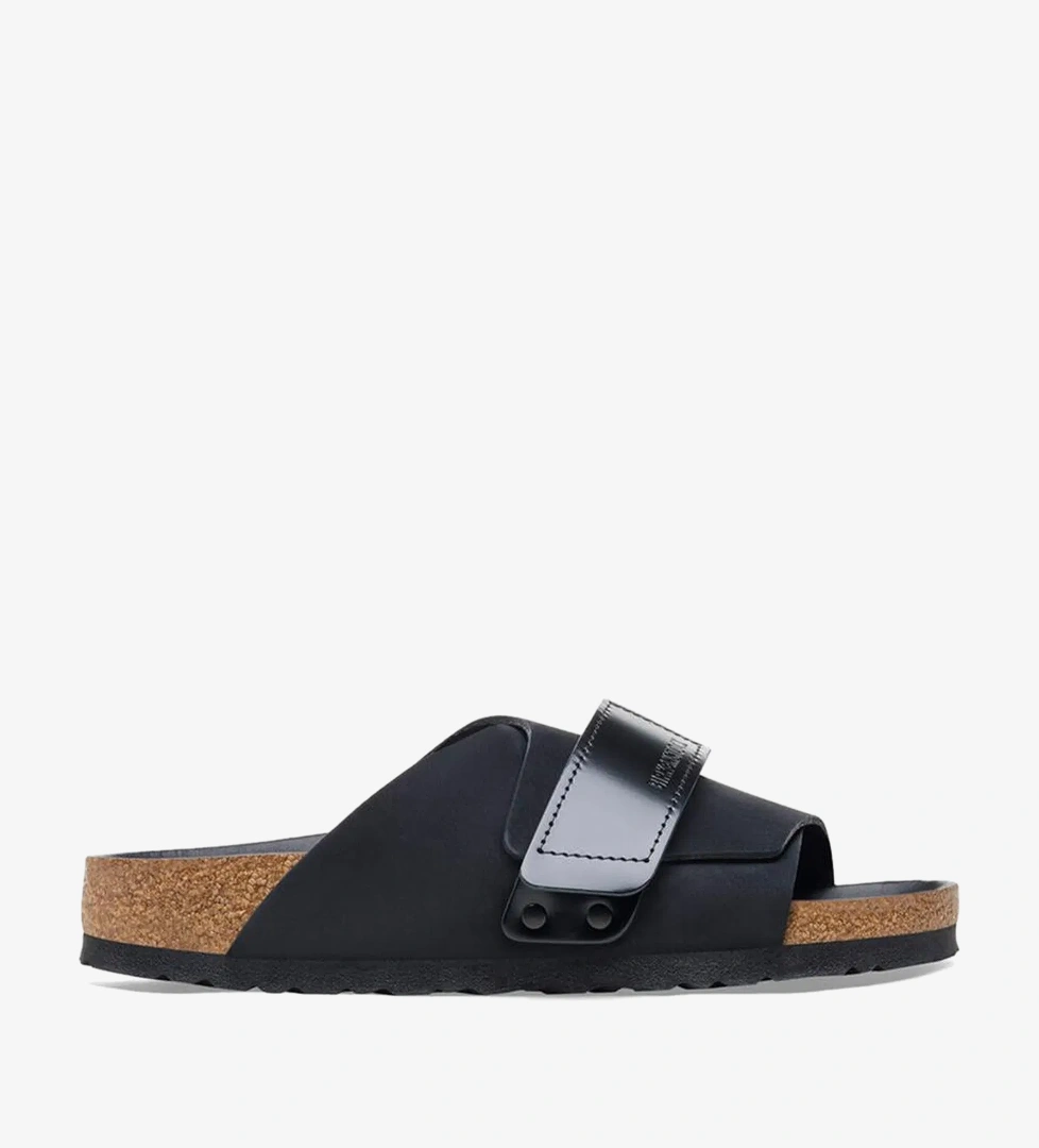 Birkenstock Kyoto Nu Nl High Shine Kadın Siyah Terlik - Görsel 1