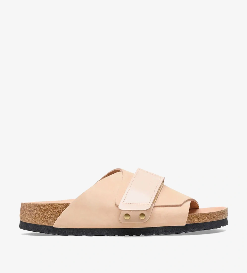 Birkenstock Kyoto Nu Nl High Shine Kadın Bej Terlik - Görsel 1