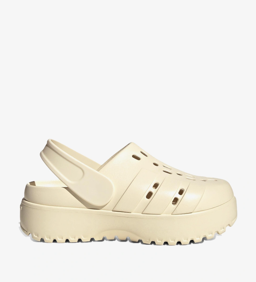 adidas Adilette Clog Platform Unisex Beyaz Sandalet