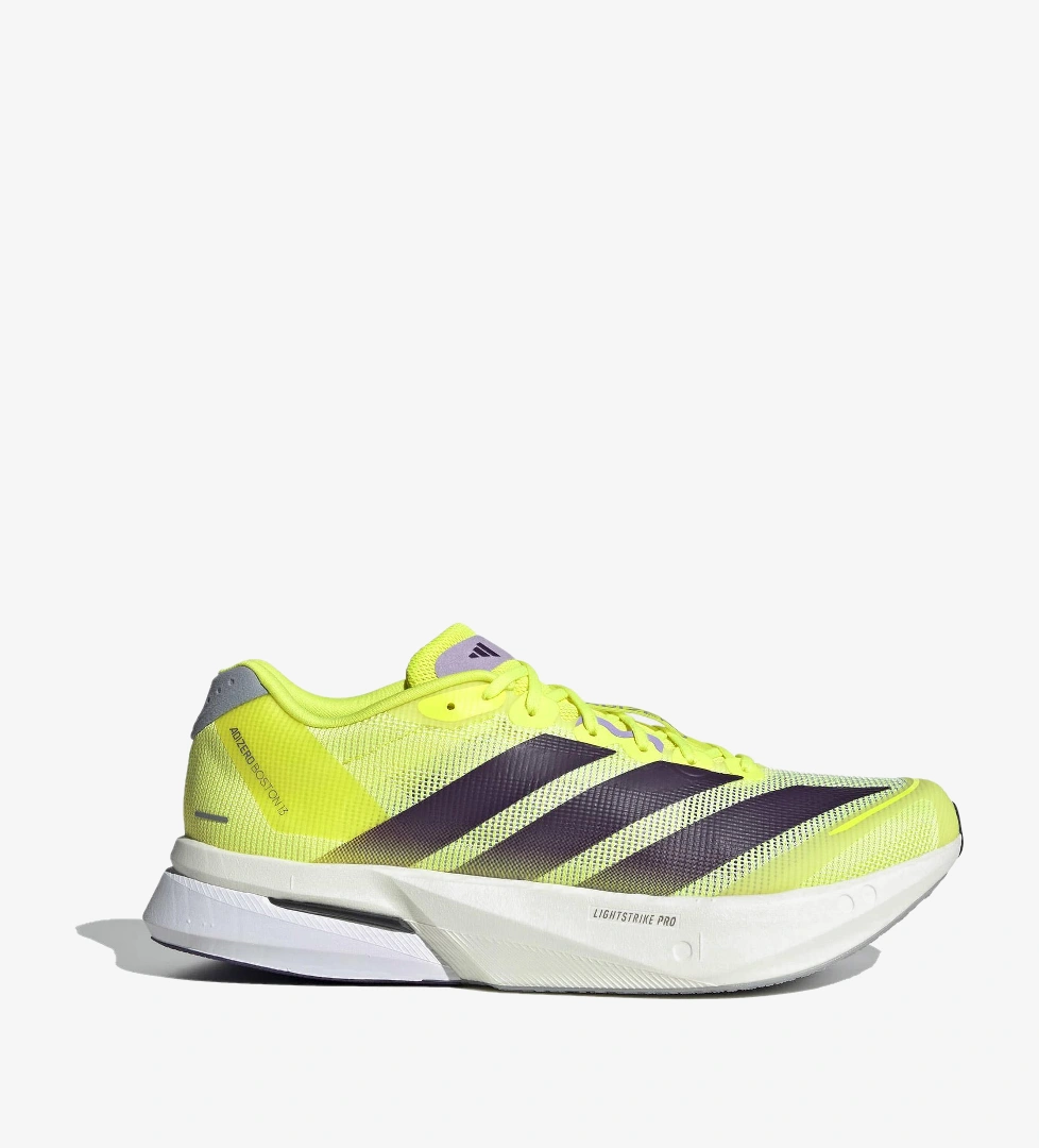 adidas Adizero Boston 13 Erkek Sarı Koşu Ayakkabısı