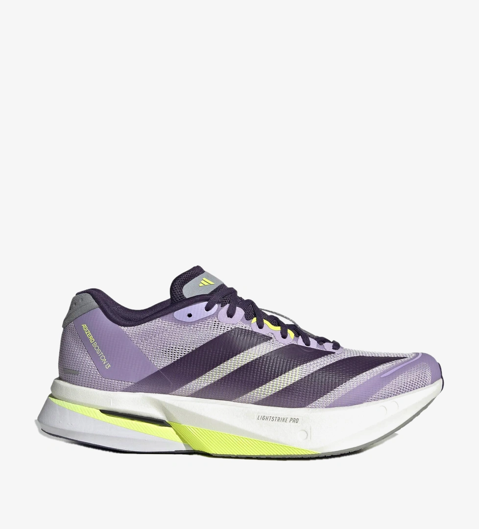 adidas Adizero Boston 13 Kadın Mor Koşu Ayakkabısı