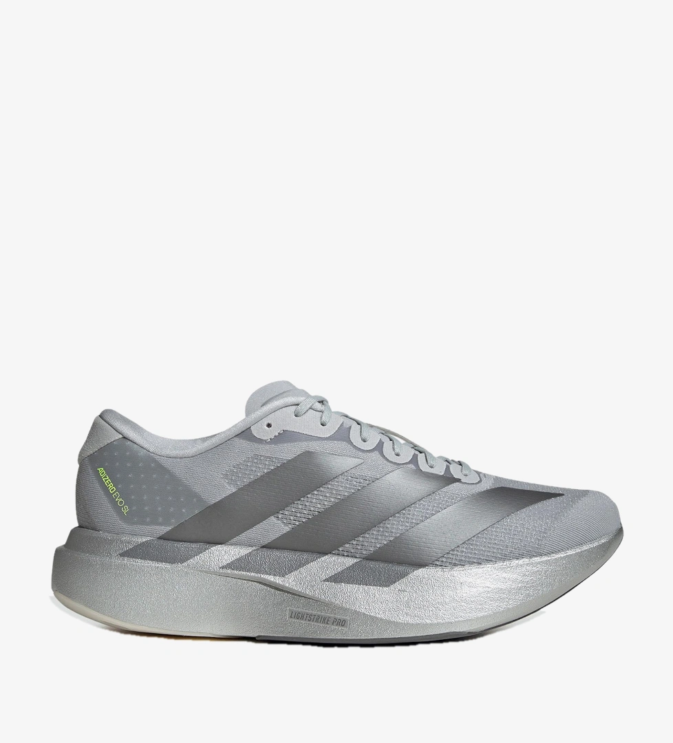 adidas Adizero Evo Sl Erkek Gri Koşu Ayakkabısı