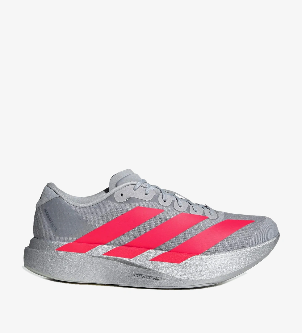 adidas Adizero Evo Sl Erkek Gri Koşu Ayakkabısı