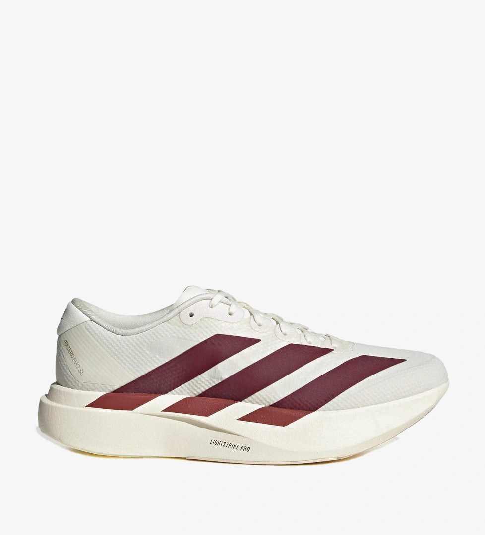 adidas Adizero Evo SL Woven Erkek Beyaz Spor Ayakkabı