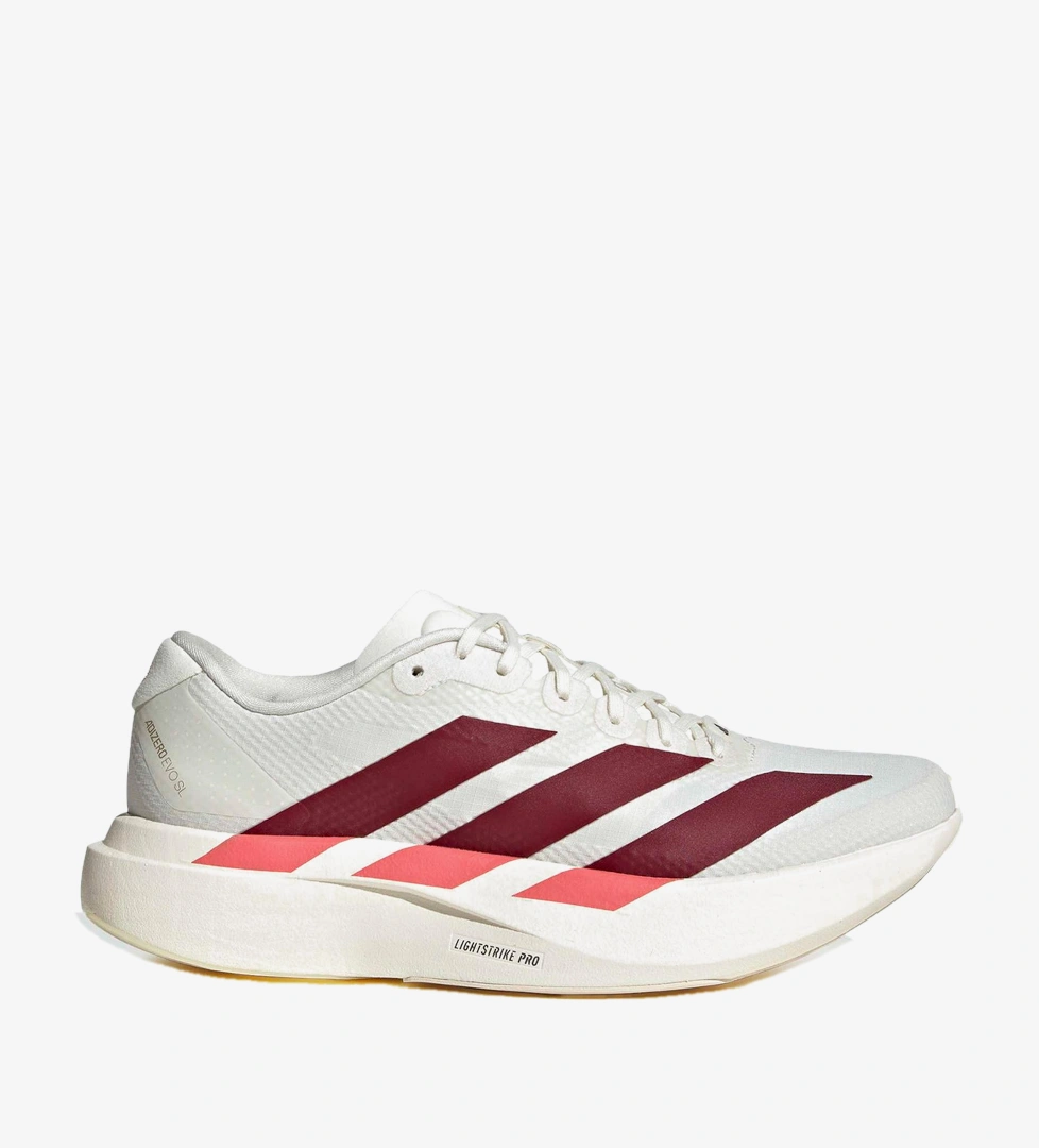 adidas Adizero Evo SL Woven Kadın Beyaz Spor Ayakkabı