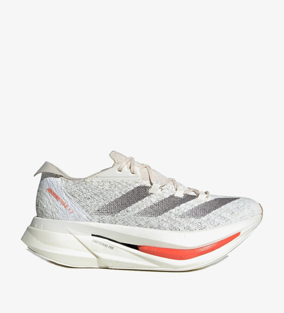 adidas Adizero Prime X 2.0 Strung Unisex Beyaz Koşu Ayakkabısı