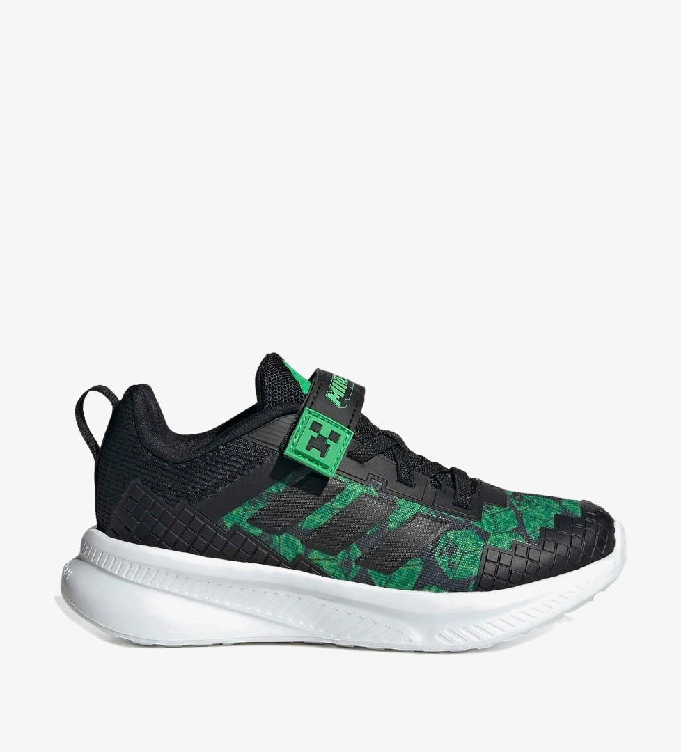 adidas Minecraft Fortarun El Çocuk Siyah Spor Ayakkabı