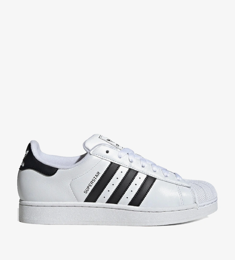 adidas Originals Superstar II Unisex Siyah Beyaz Spor Ayakkabı