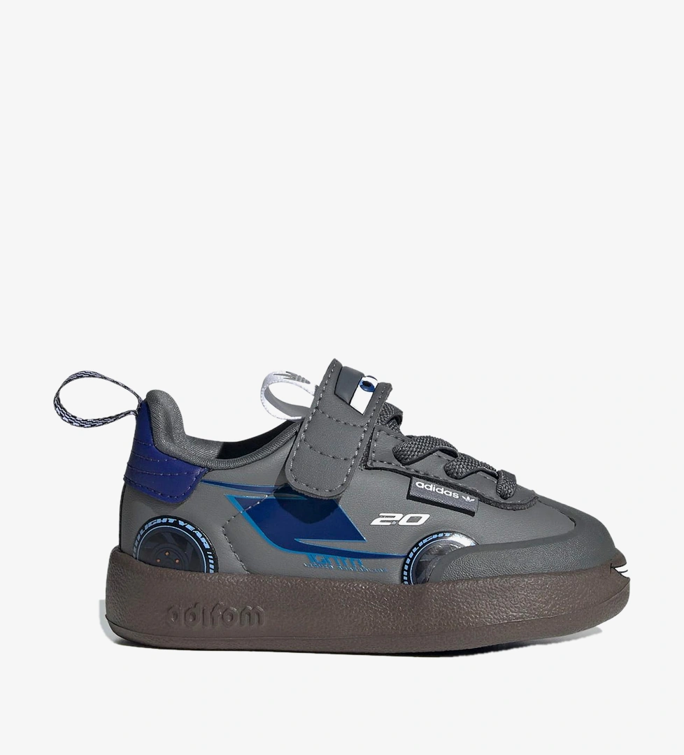 adidas Pixar Cars Adifom Samba 360 Bebek Koyu Gri Ayakkabı
