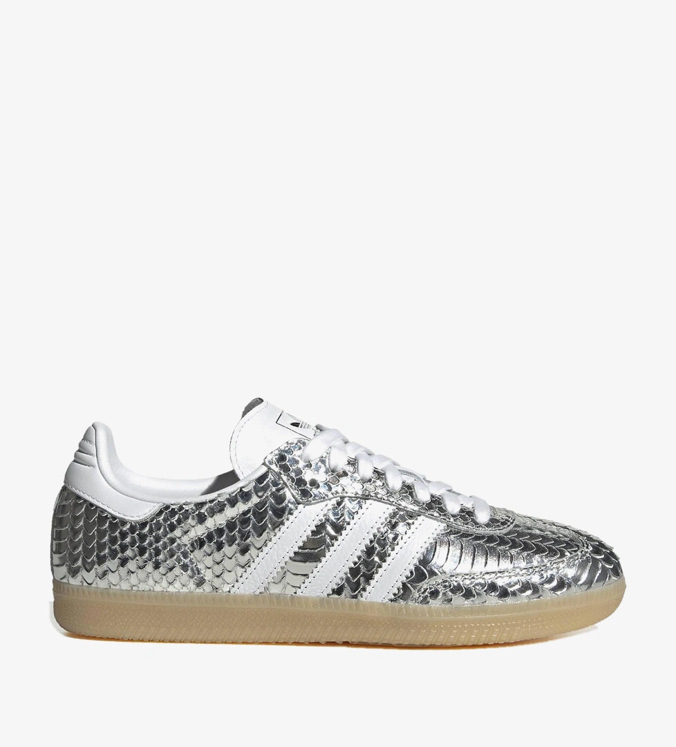 adidas Samba Og Kadın Gümüş Spor Ayakkabı