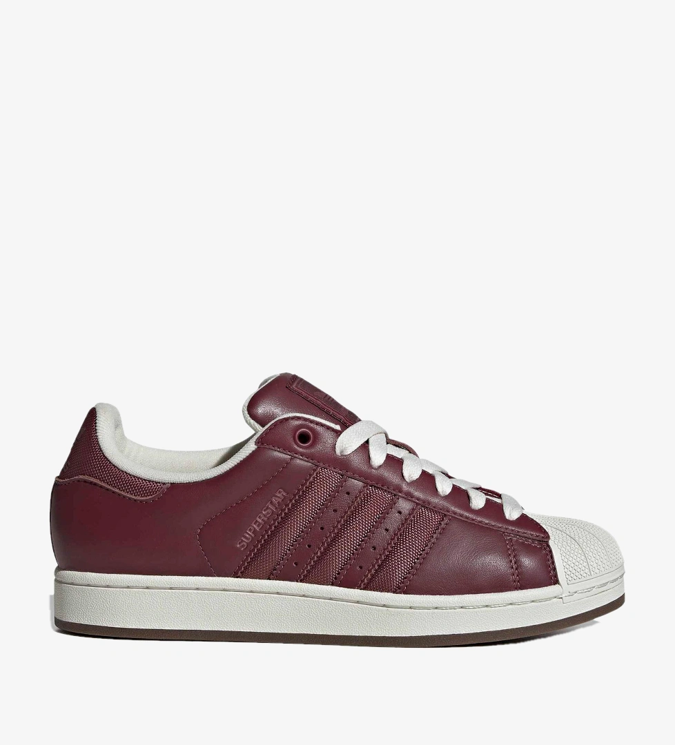 adidas Superstar II Unisex Bordo Sneaker