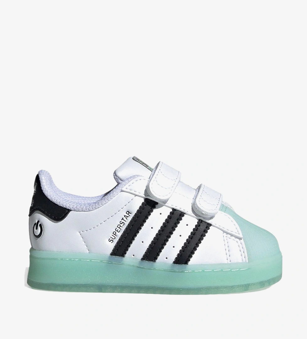 adidas Superstar Led Lights Comfort Closure Bebek Yeşil Beyaz Led Işıklı Spor Ayakkabı