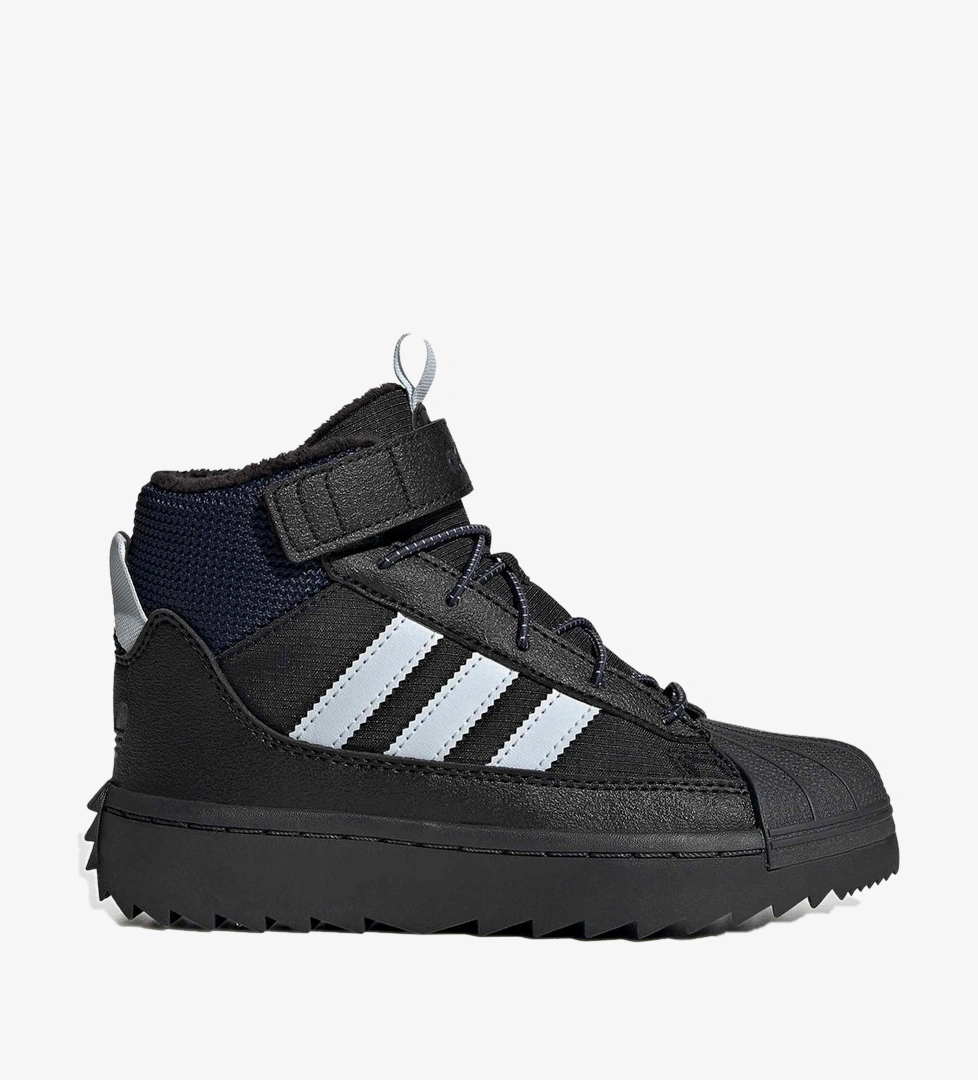 adidas Superstar Winter Trek Çocuk Siyah Ayakkabı