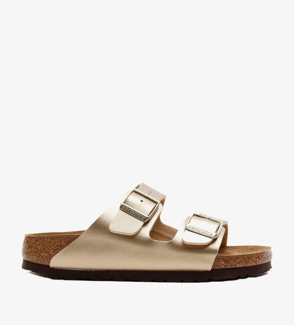 Birkenstock Arizona Bf Metallic Kadın Altin Terlik