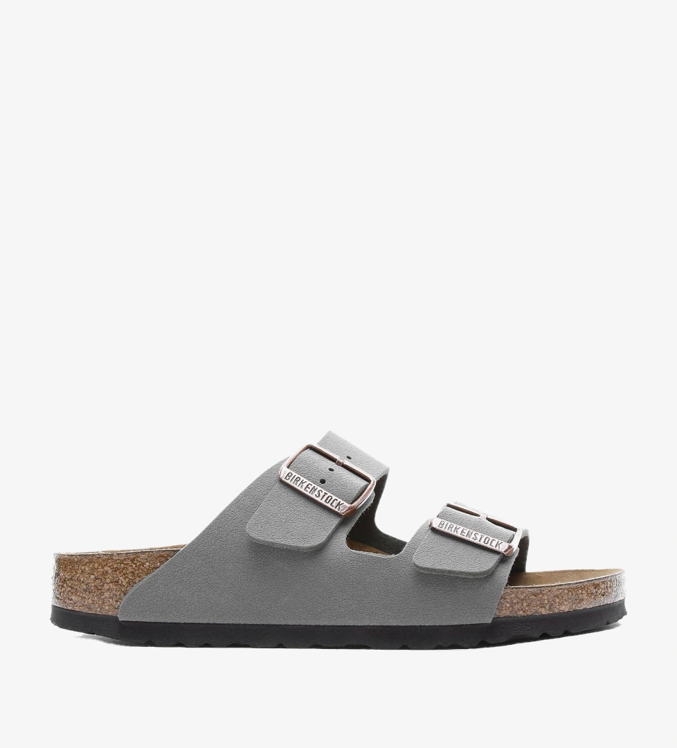 Birkenstock Arizona Bf Unisex Gri Sandalet