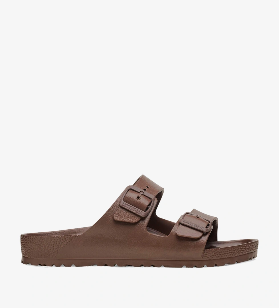 Birkenstock Arizona EVA Çift Bantlı Erkek Kahverengi Terlik