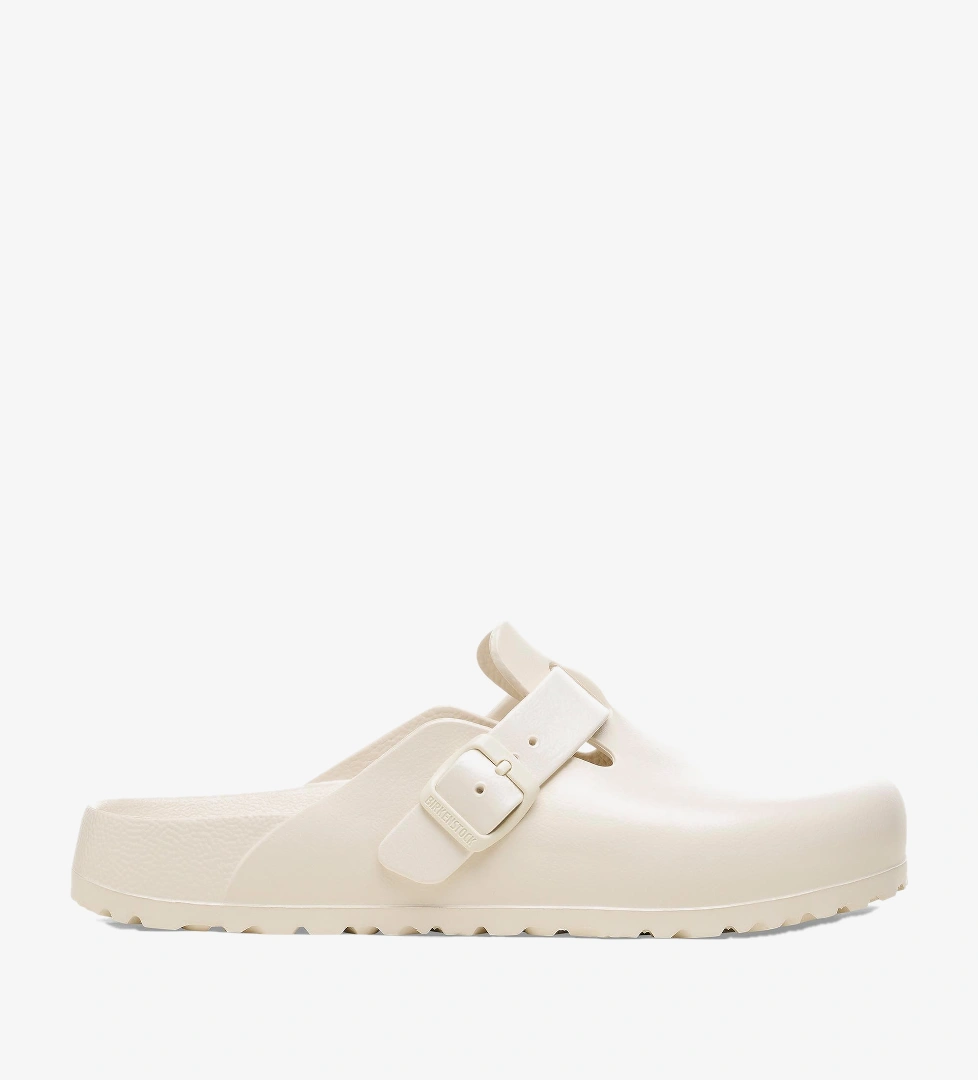 Birkenstock Boston Eva Erkek Krem Terlik