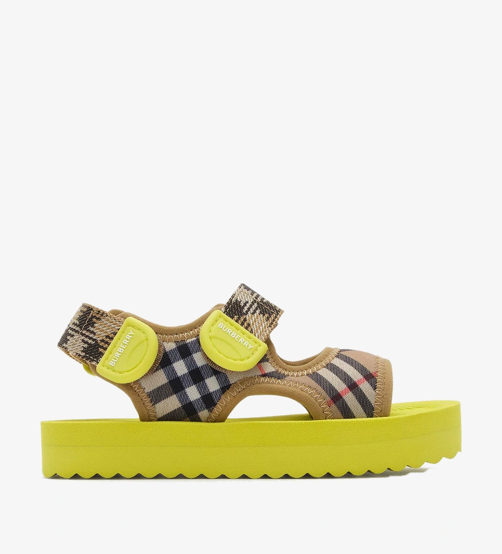 Burberry Yeşil Burberry Check